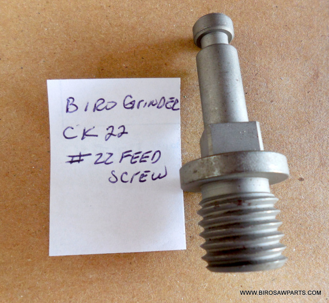#22 Feed Screw for Biro 722, 822 & 922 Grinders. Replaces Biro OEM CK22